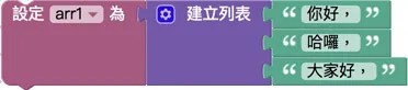 建立語句列表