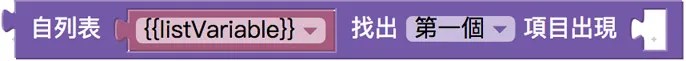 尋找列表內容