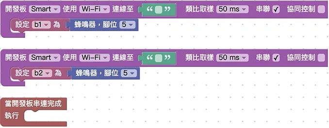 設定不同蜂鳴器名稱