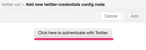 Click here to authenticate with Twitter.